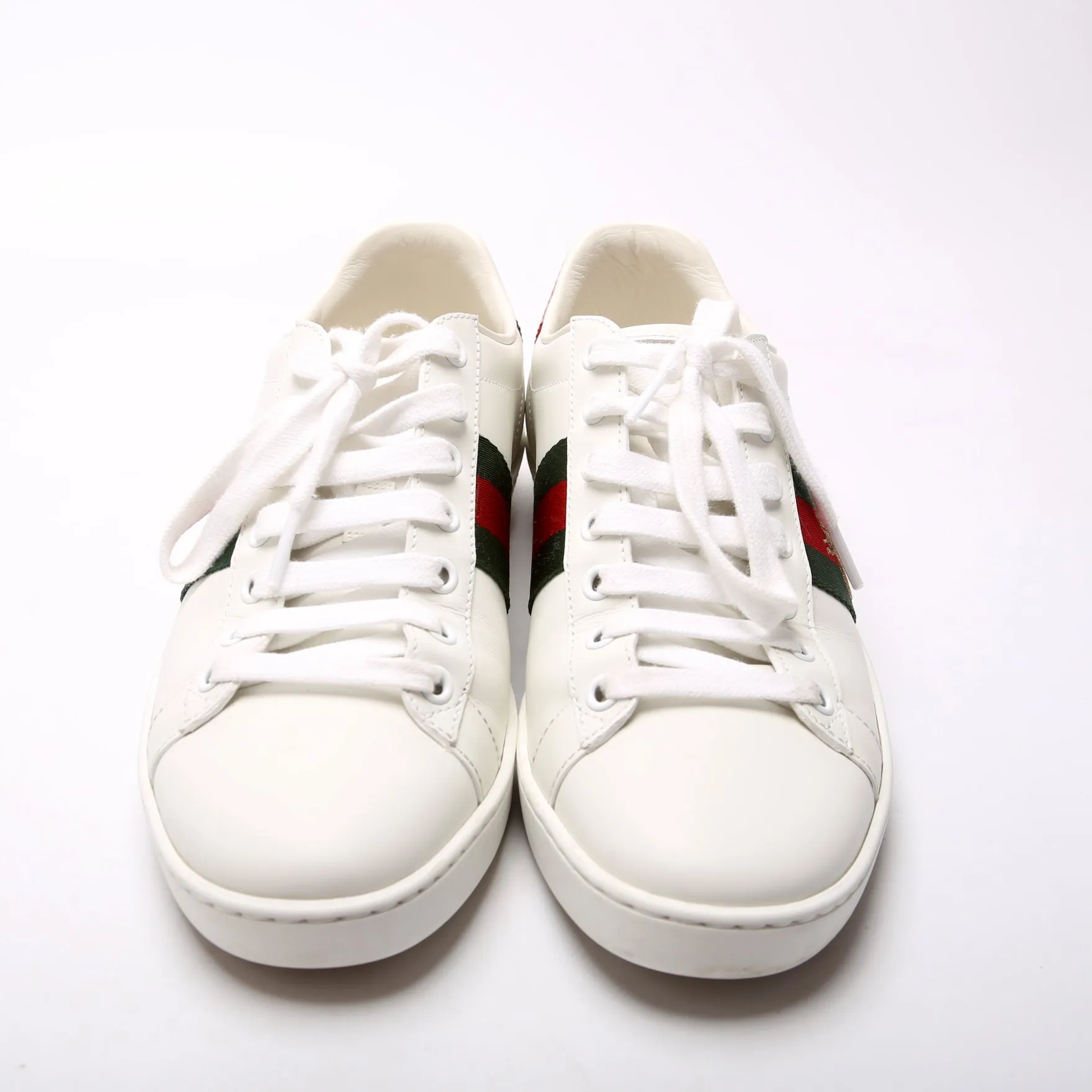 Ace Web Bee Leather Sneakers Size 38