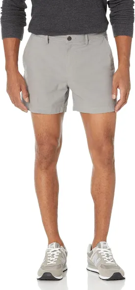 Amazon Essentials Men's Slim-Fit 5" Lightweight Comfort Stretch Oxford Shorts (Previously Goodthreads)