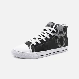 Animal Skull Unisex High Top Canvas Shoes