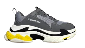 Balenciaga Triple S Grey Yellow Black (Preowned Size 41)