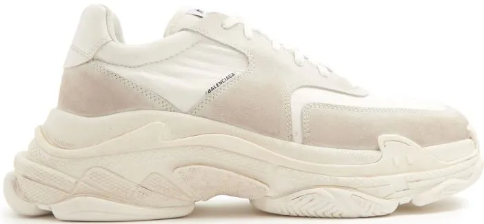 BALENCIAGA TRIPLE S WHITE ECRU