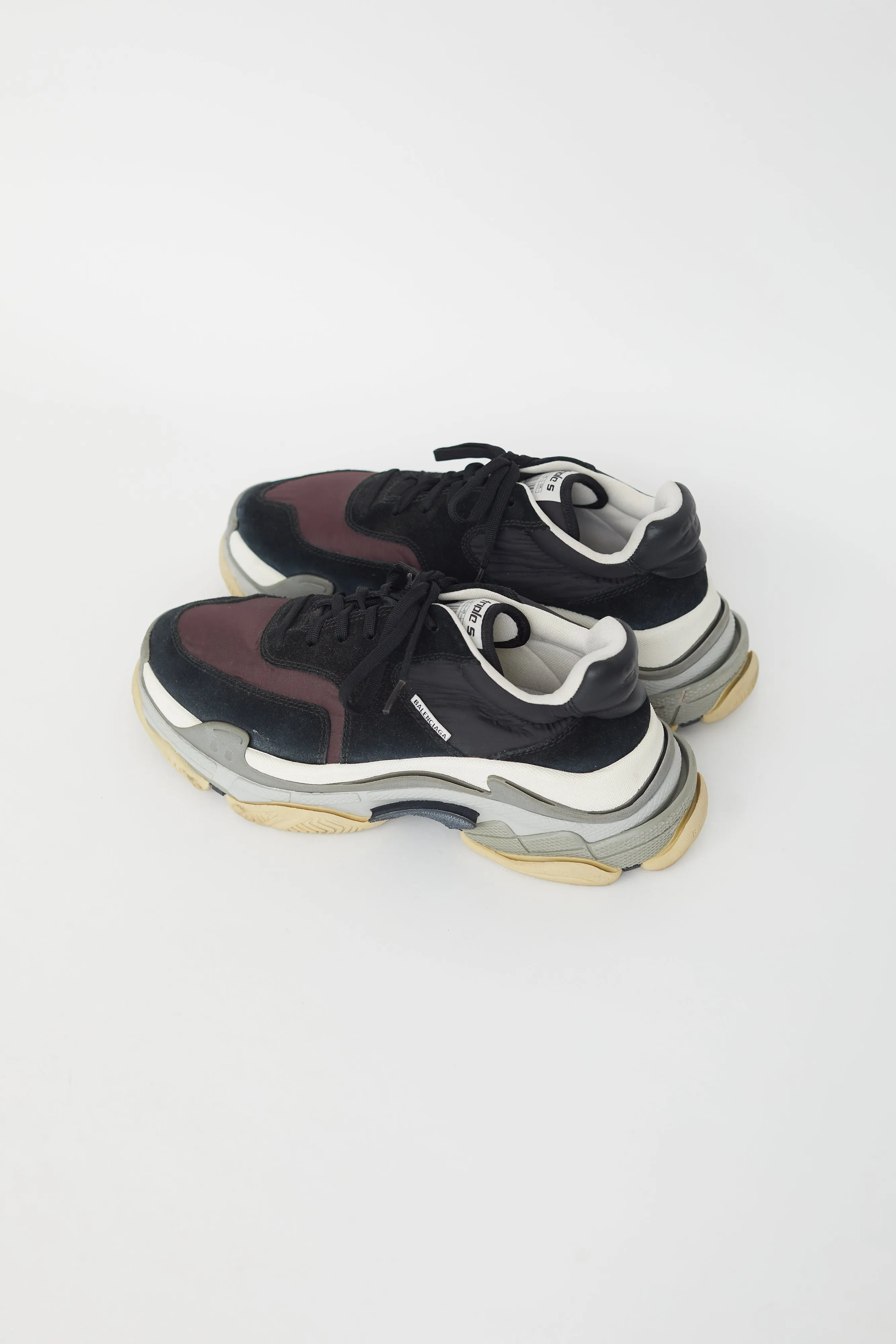 Black & Grey Triple S Sneaker