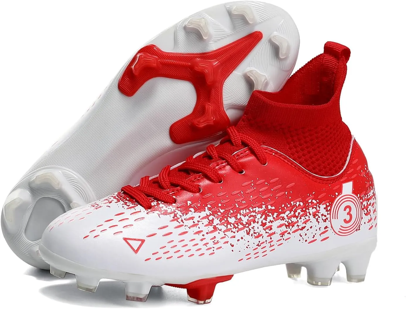 Boys gorls Soccer Cleats Shoes Kids Football clests (Toddler/Litter Kid/Big Kid)