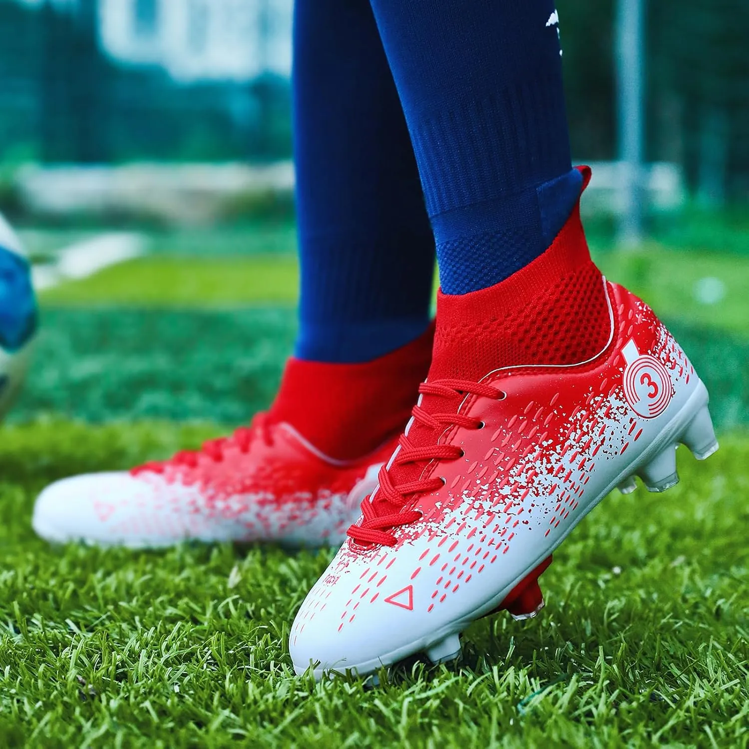 Boys gorls Soccer Cleats Shoes Kids Football clests (Toddler/Litter Kid/Big Kid)