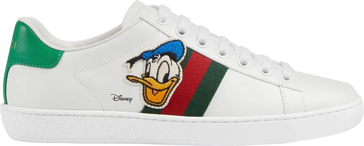 Disney x Gucci Wmns Ace Donald Duck Patch sneakers, white