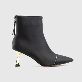 Dress Ankle Boots Black Car016