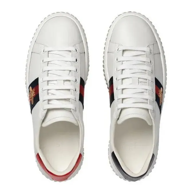 GUCCI ACE Crystal Embellished Sneakers