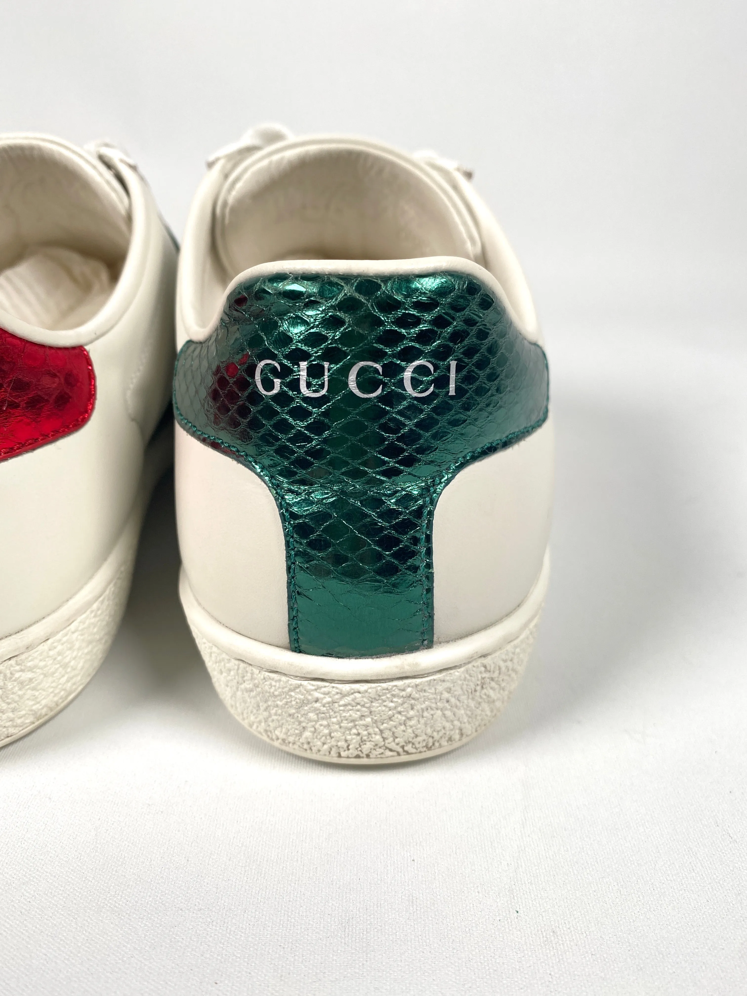 GUCCI - ACE PEARL SNEAKER - SZ 35
