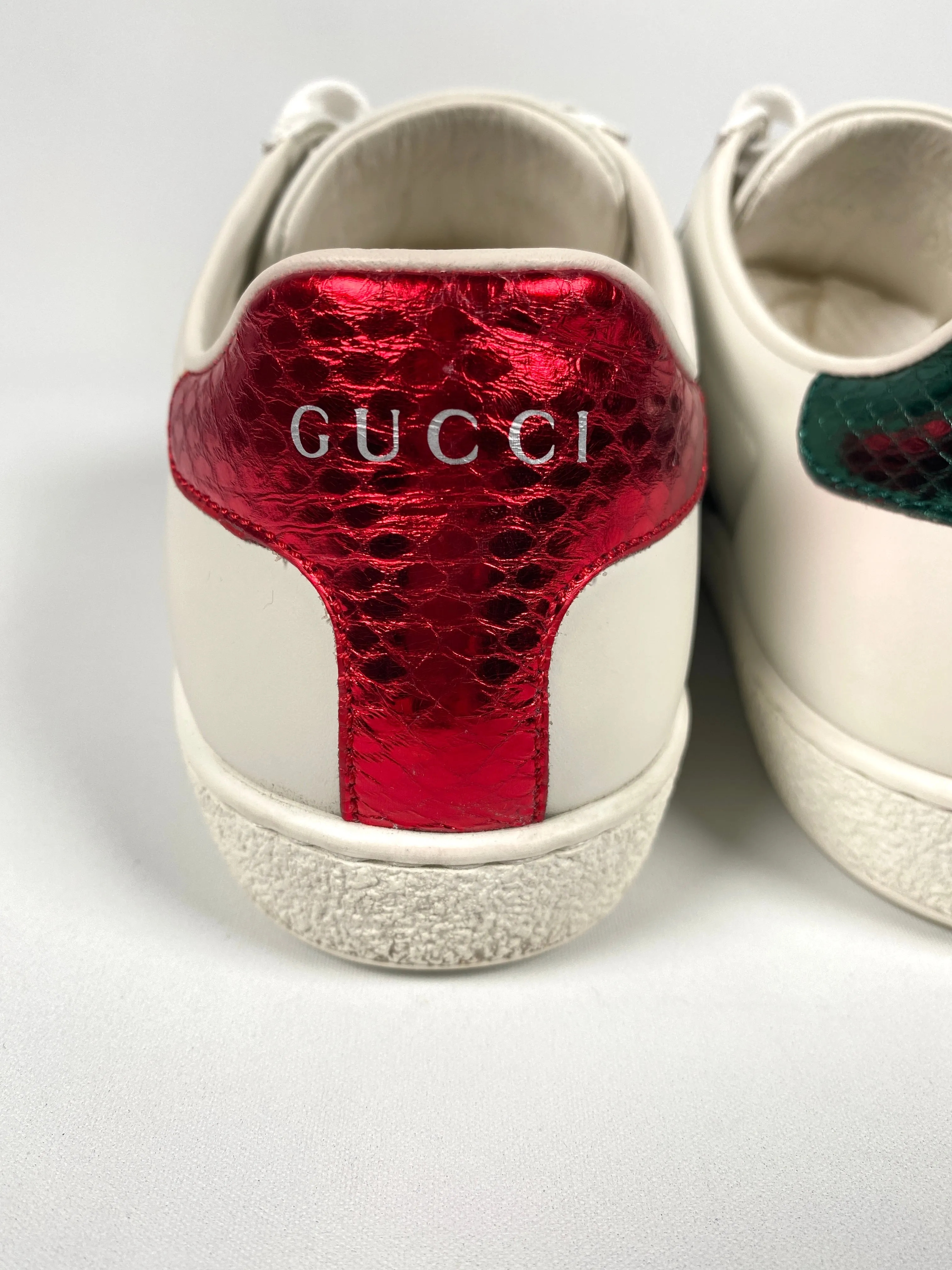 GUCCI - ACE PEARL SNEAKER - SZ 35