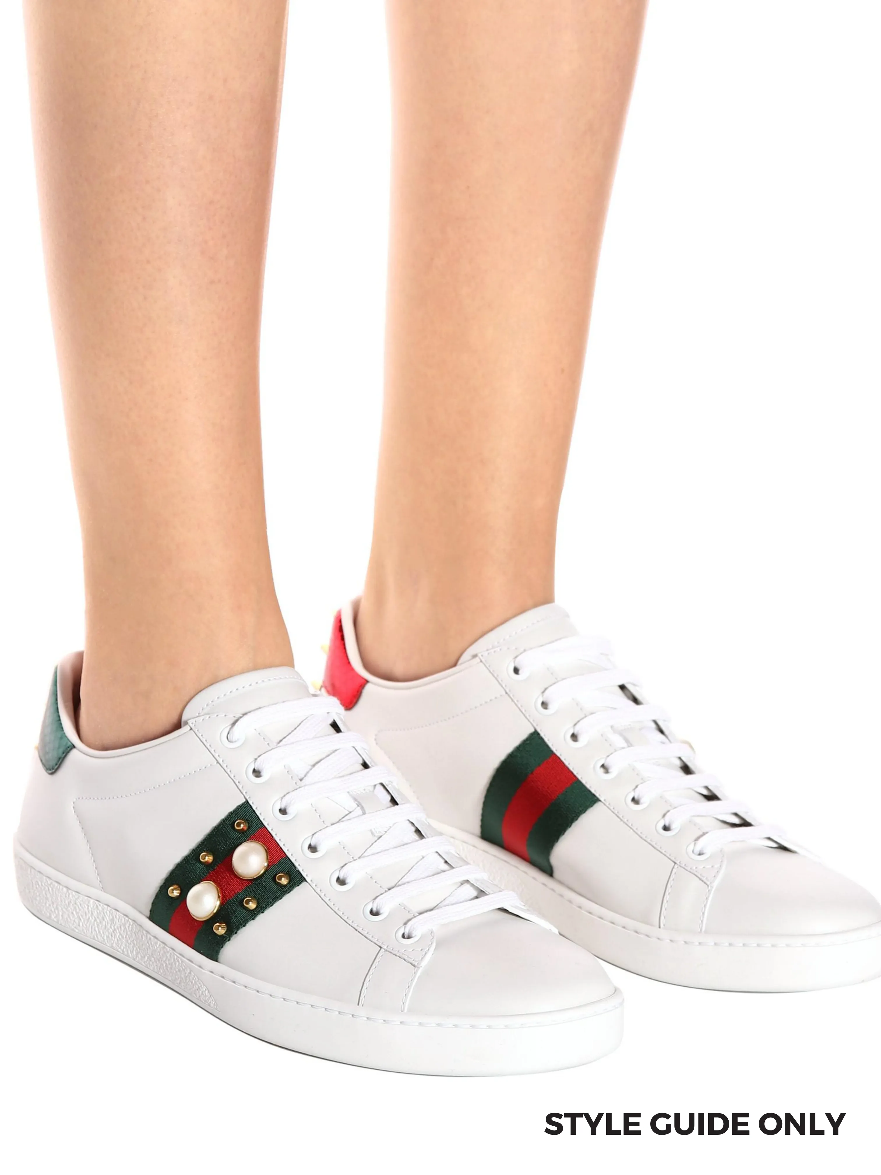 GUCCI - ACE PEARL SNEAKER - SZ 35