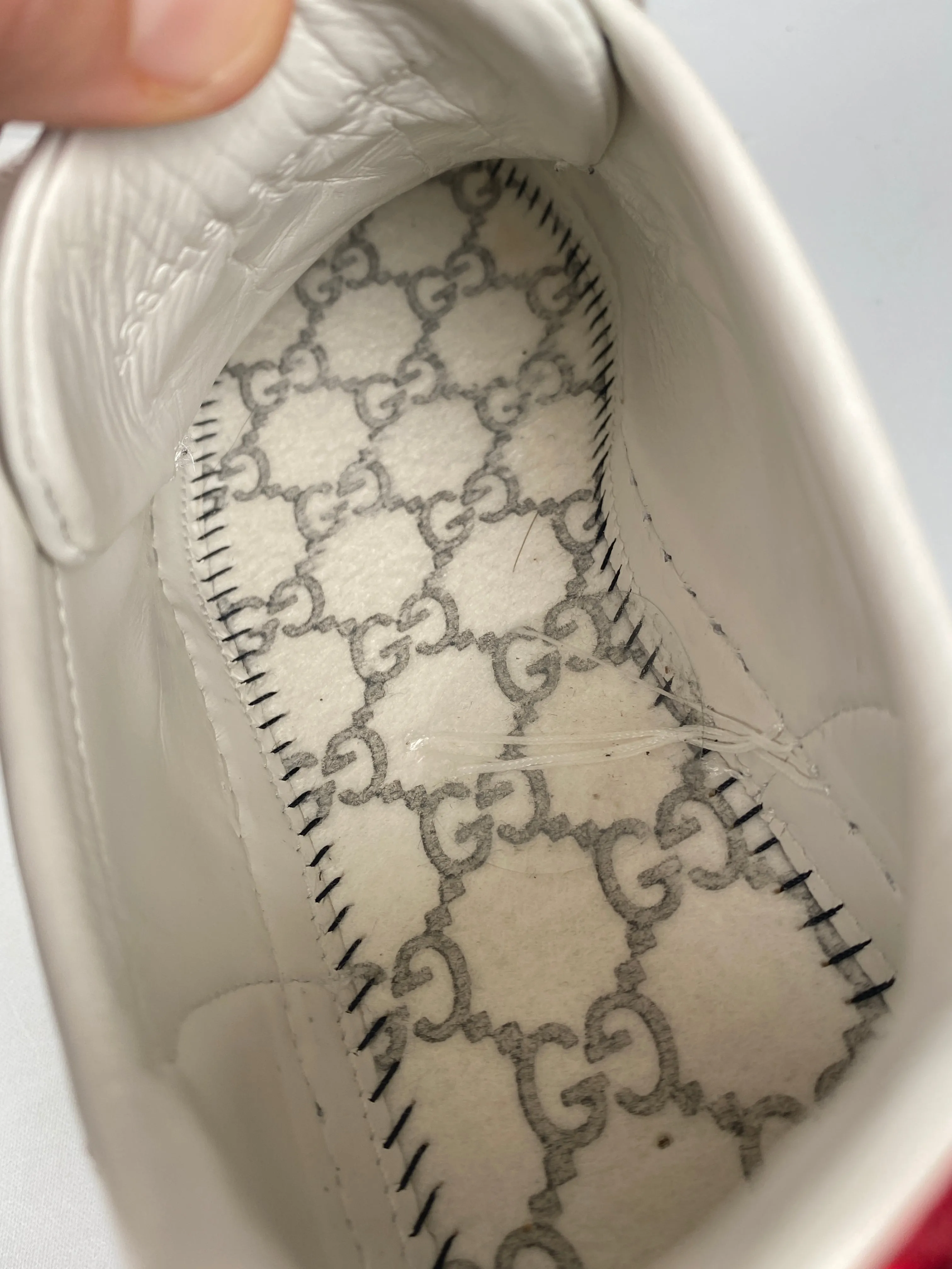 GUCCI - ACE PEARL SNEAKER - SZ 35