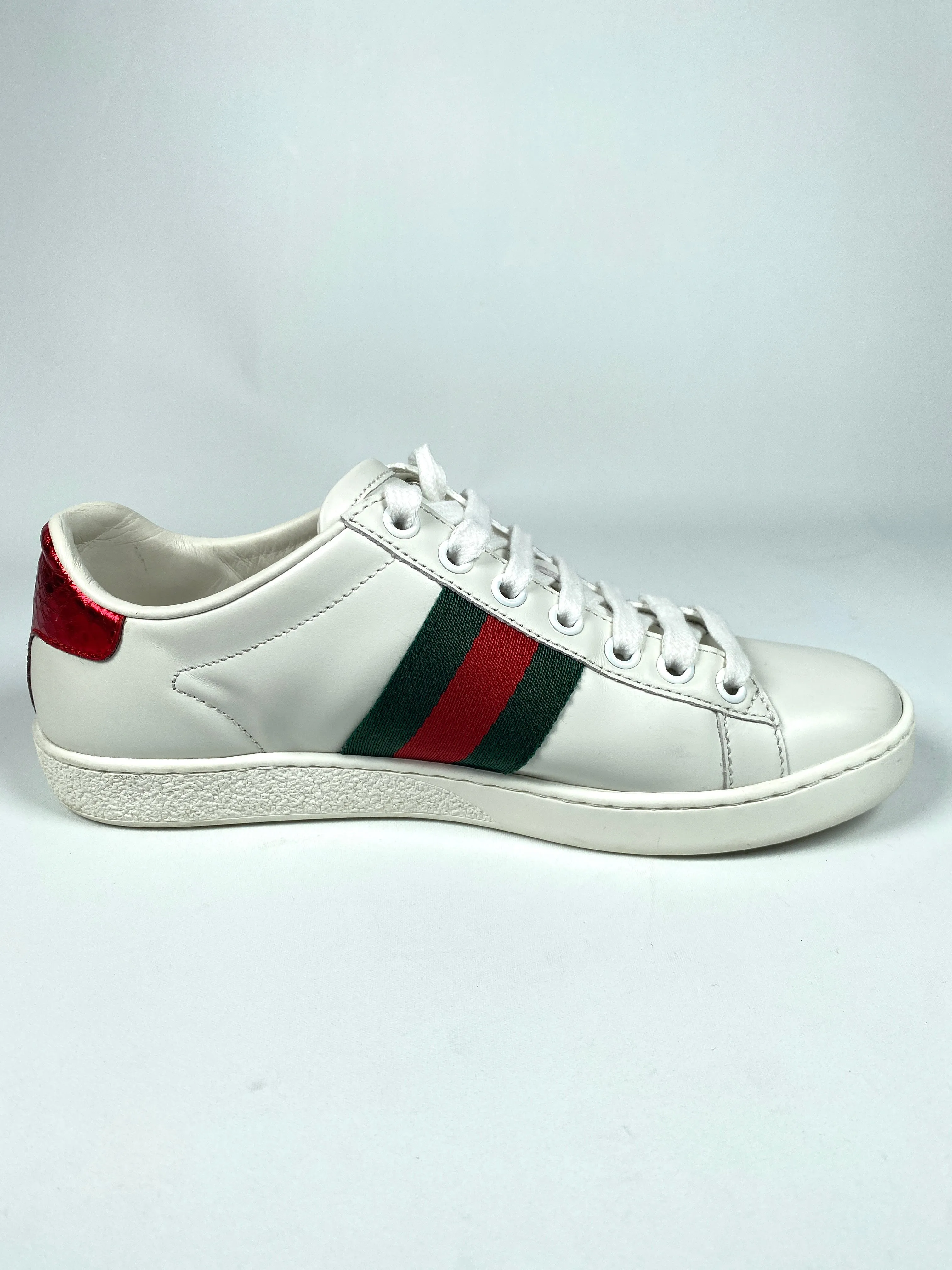 GUCCI - ACE PEARL SNEAKER - SZ 35