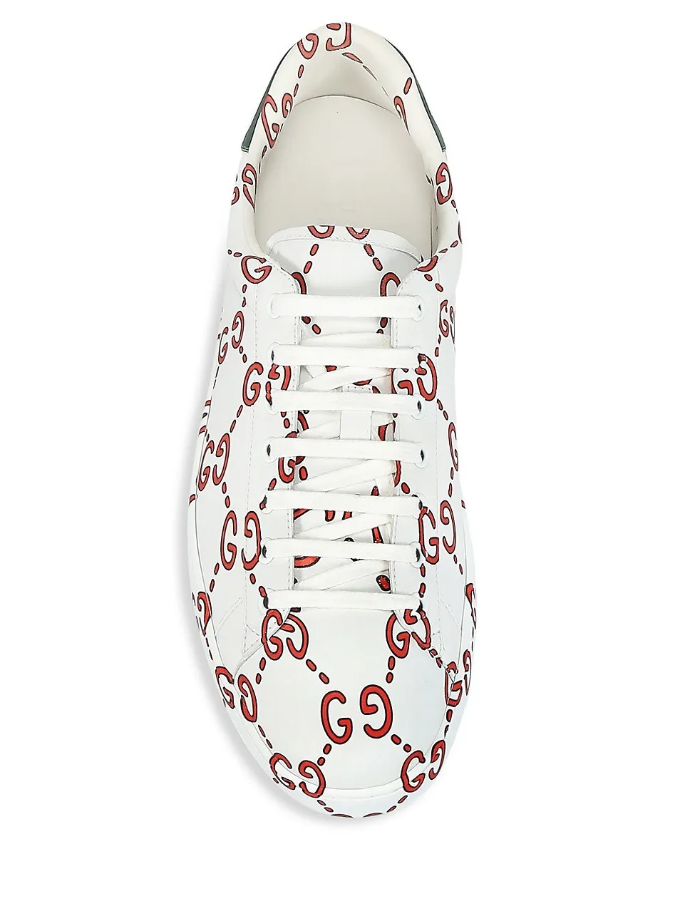 GUCCI ACE PRINTED GG LEATHER SNEAKERS