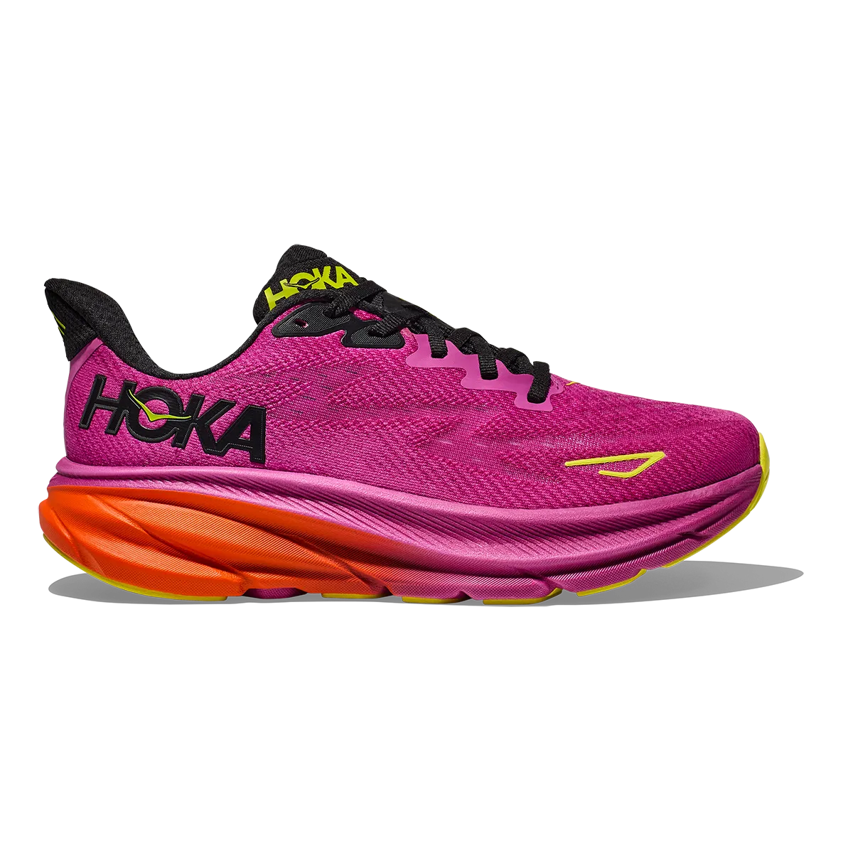 Hoka Clifton 9 - Fuchsia - Black