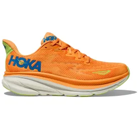 Hoka Clifton 9 Running Shoes - Mens - Solar Flare/Lettuce