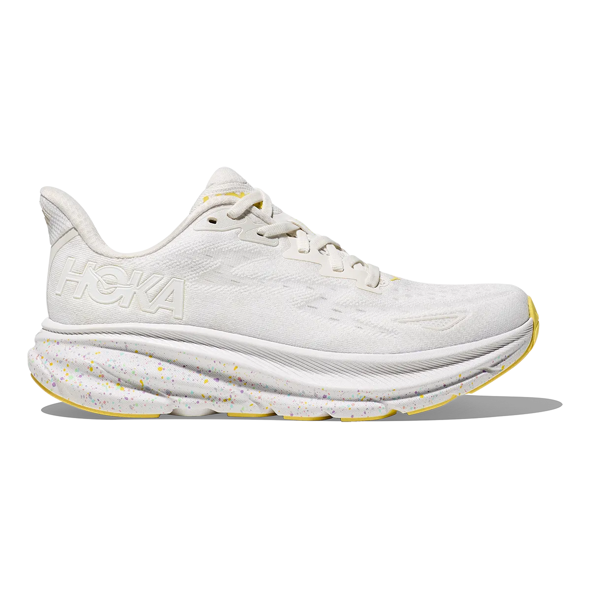 Hoka Clifton 9 - White - Lemonade