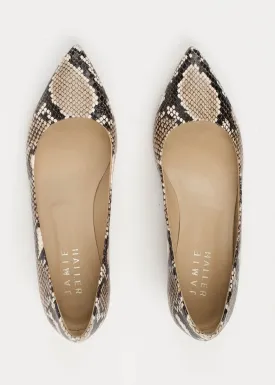 Jamie Haller Kitty Point Heels Taupe