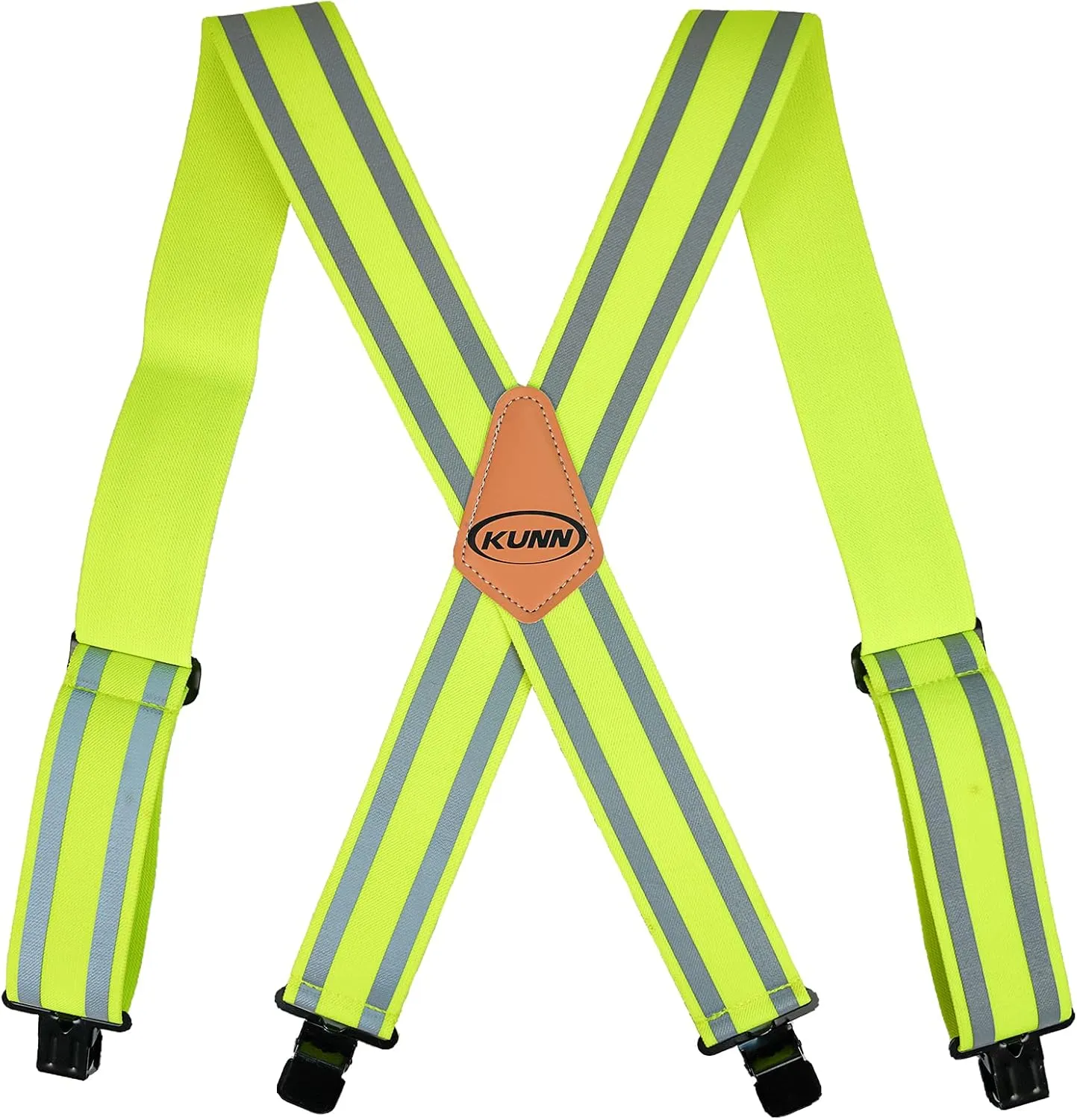 KUNN Safety Reflective Suspender Safety & High Visibility Men Work Suspender