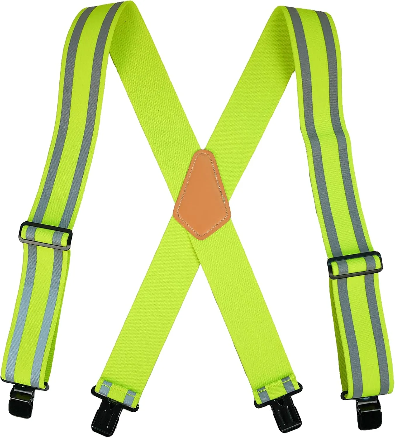 KUNN Safety Reflective Suspender Safety & High Visibility Men Work Suspender