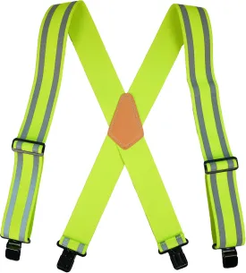 KUNN Safety Reflective Suspender Safety & High Visibility Men Work Suspender