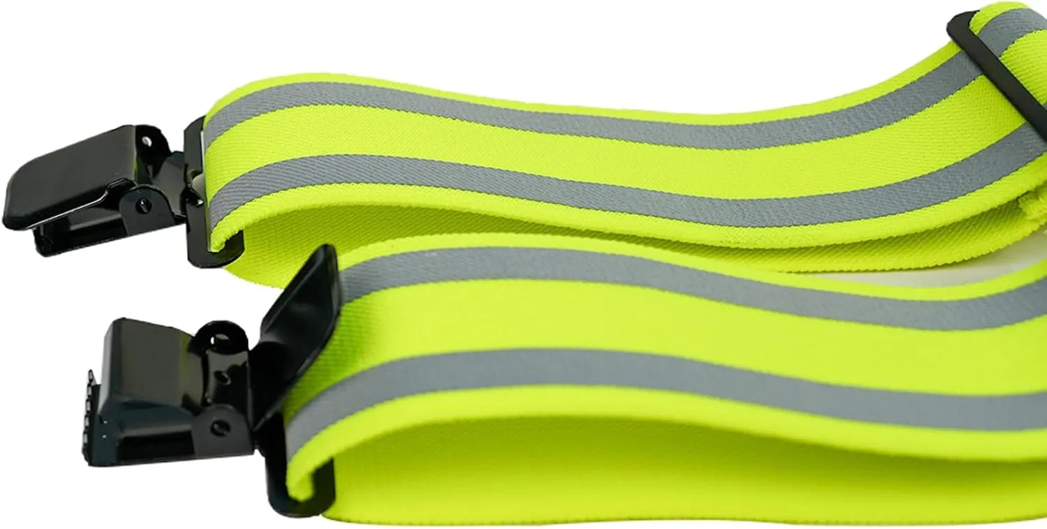 KUNN Safety Reflective Suspender Safety & High Visibility Men Work Suspender