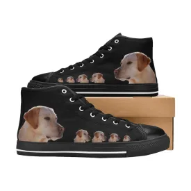 Labrador Kids High Tops Shoes -Yellow