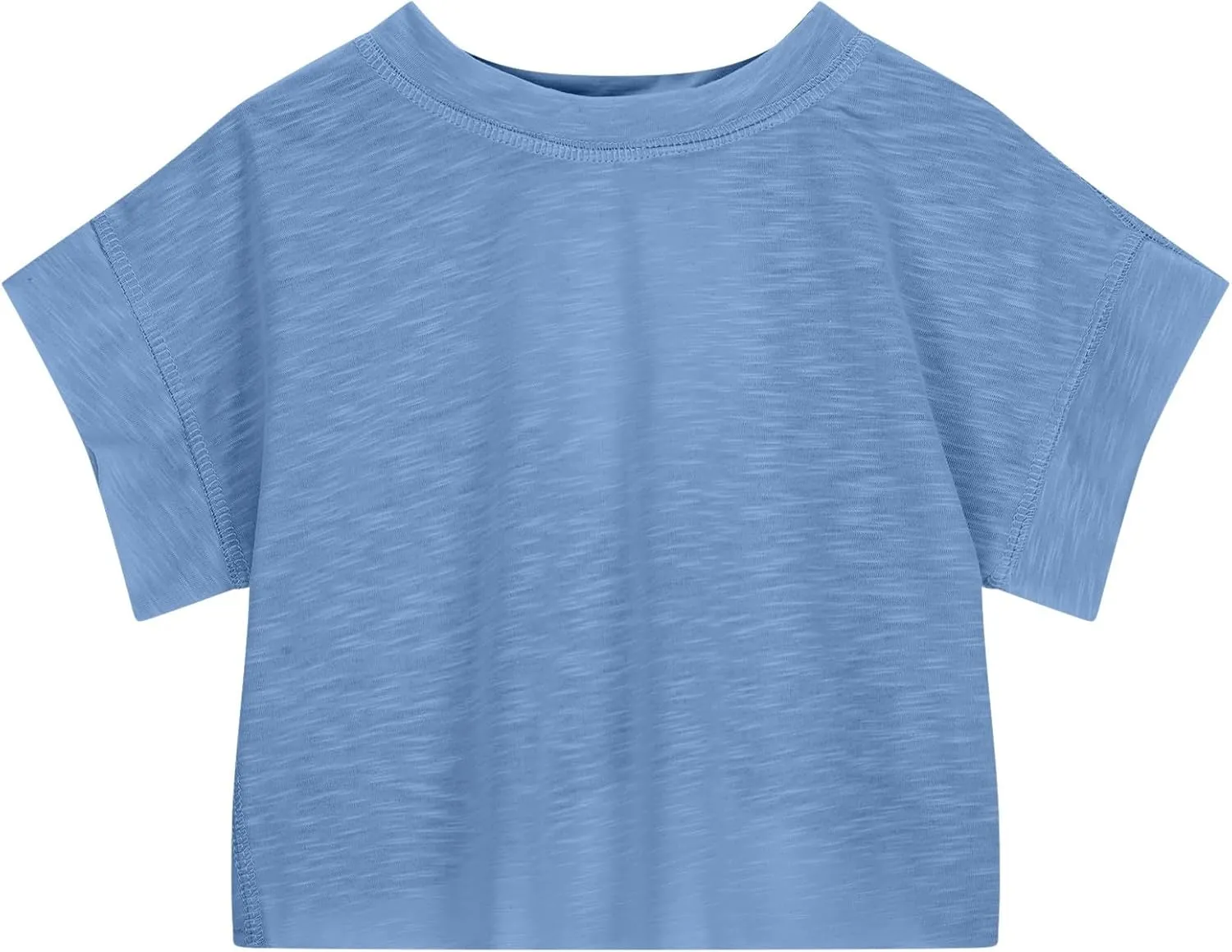 Open Back Tops for Girls Loose Casual Short Sleeve Workout T Shirts 2025 Backless Yoga Y2k Athletic Crop Running Tees
