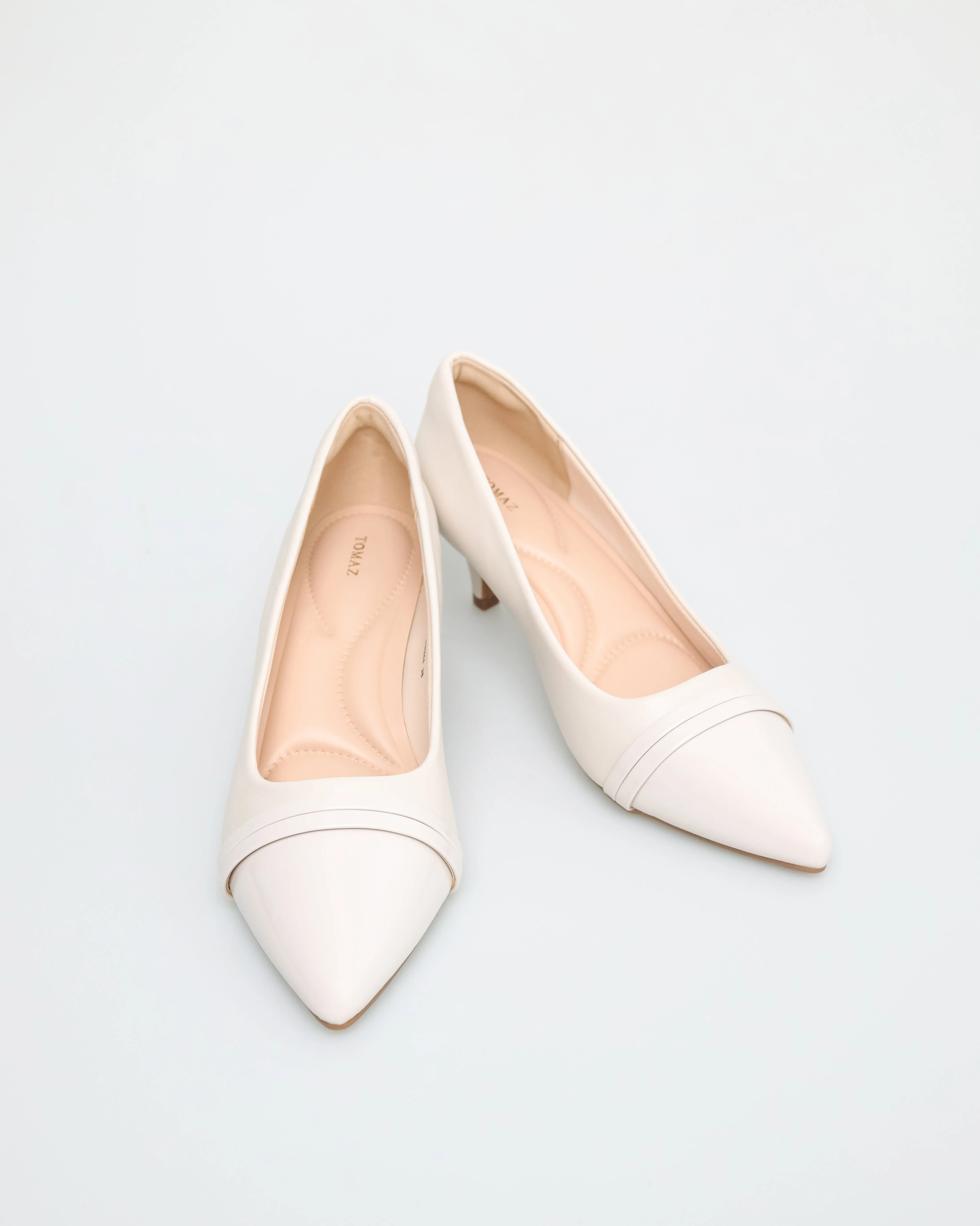 Tomaz NN244 Ladies Pointy Kitten Heels