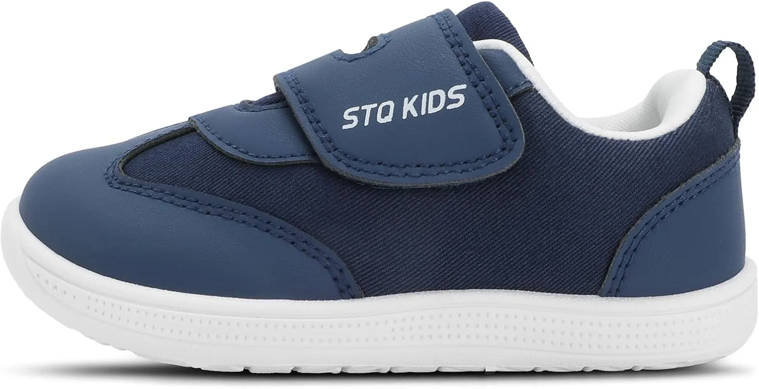 Wide Toe Box Toddler Shoes Zero Drop Boys Girls Barefoot Shoe Non-Slip Little Kids Sneakers for First Walking
