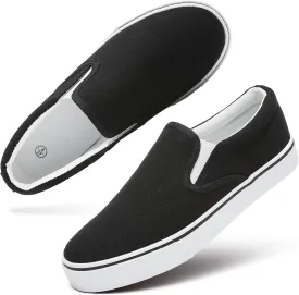 Women's Slip on Shoes Canvas Sneakers Loafers Non Slip Shoes Low Top Casual Shoes